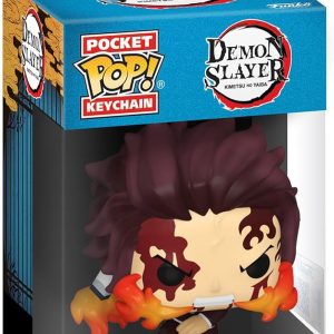 Portachiavi Funko Pop Demon Slayer Tanjiro Kamado (Sun Breathing)