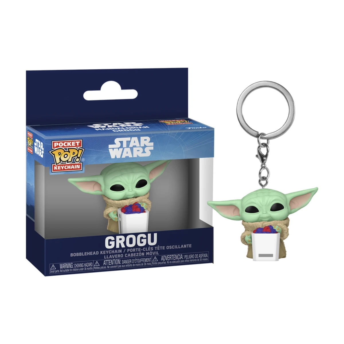 Funko Pocket Pop Grogu With Snack Star Wars