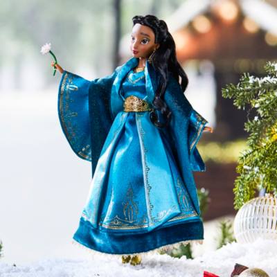 Bambola Principessa Jasmine Edizione Speciale Natale, Aladdin, 26 cm