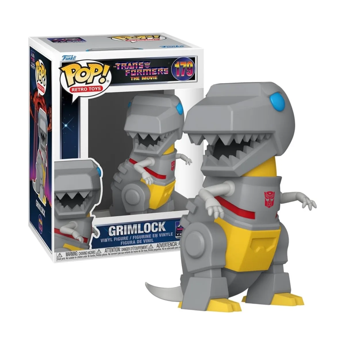 Funko Pop Grimlock Retro Toys Transformers N° 179