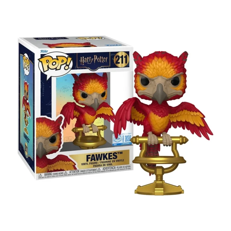 Funko Pop Fawkes on Perch Harry Potter N° 211