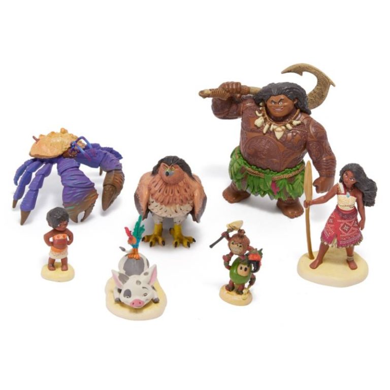 Set da gioco con statuette di Oceania