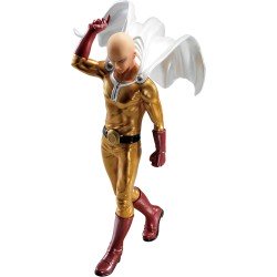 One Punch Man Metalic Color Saitama Metalic Figura 20cm Banpresto
