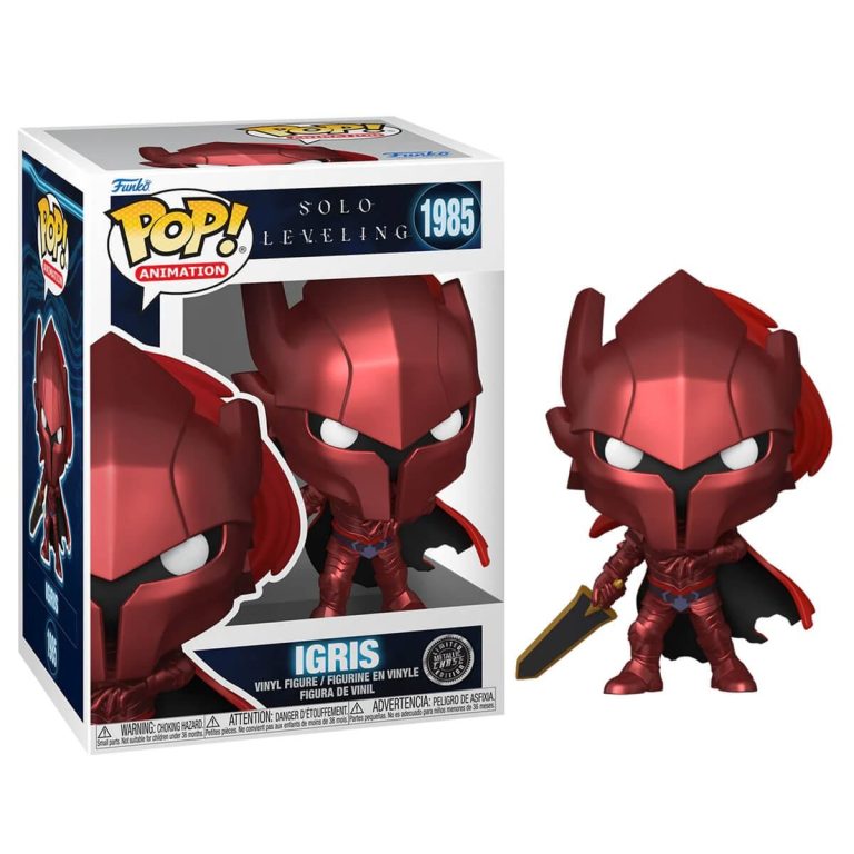 Funko Pop Igris Chase Solo Leveling Shadow Knight N° 1985