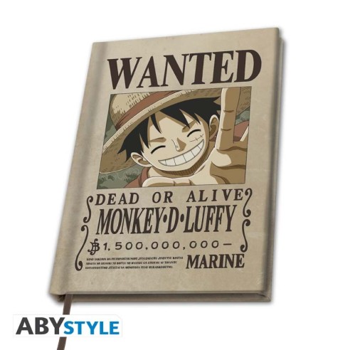 One Piece – Agenda A5 Wanted Luffy