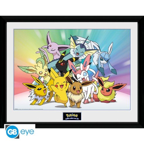 Pokémon – Poster Incorniciato Eevee Evoluzioni 30,5×40,6 cm