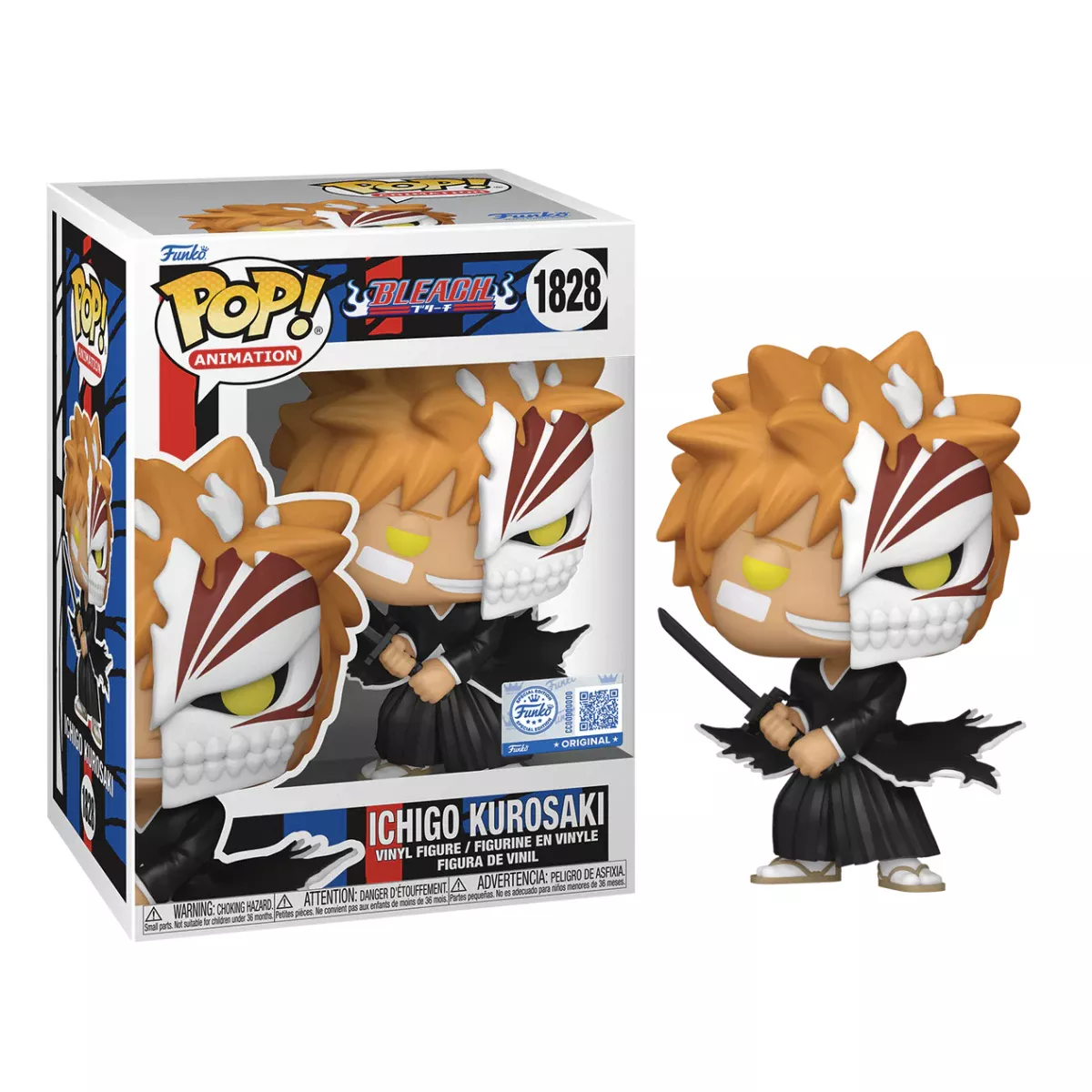 Funko Pop Ichigo Half Mask Bleach N 1828
