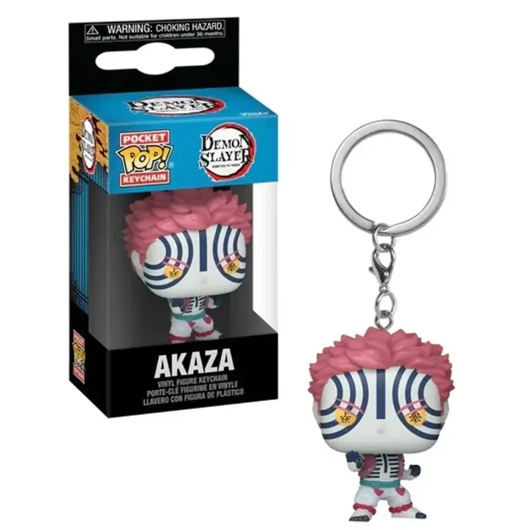 Portachiavi Funko Pocket Pop Akaza Demon Slayer