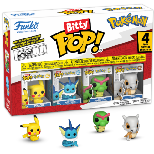 Pokémon – Bitty Pop! Vinyl Figure 4-Pack Series Pikachu 2.5 cm
