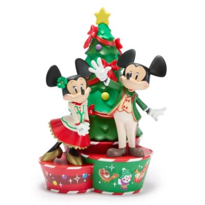Statuetta di Natale Topolino e Minnie