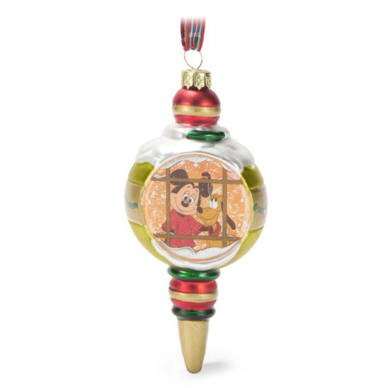 Decorazione natalizia nostalgia Topolino e Pluto
