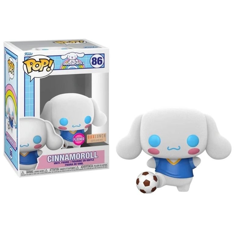 Funko Pop Cinnamoroll with Soccer Ball Flocked Hello Kitty N° 86