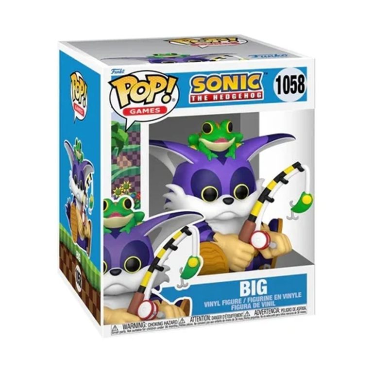 Funko Pop Big the Cat with Froggy Sonic Super Edition N° 1058