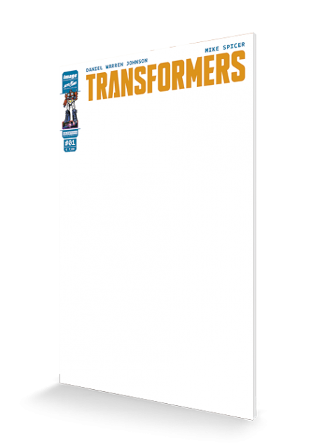 Transformers #1 · White Cover – Logo arancione (V edition)