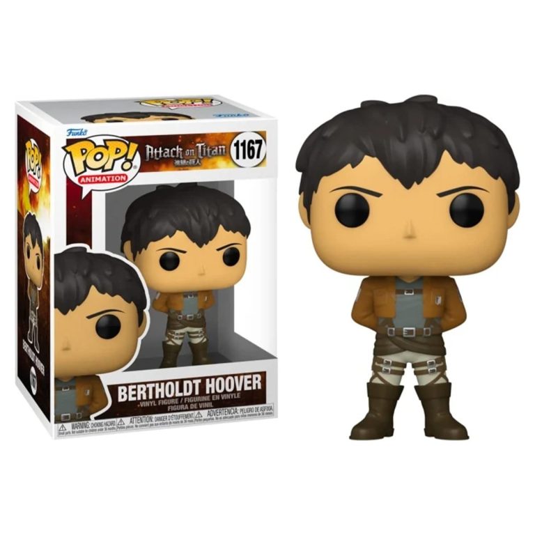Funko Pop Bertholdt Hoover Attack on Titan Vinyl Figure N° 1167