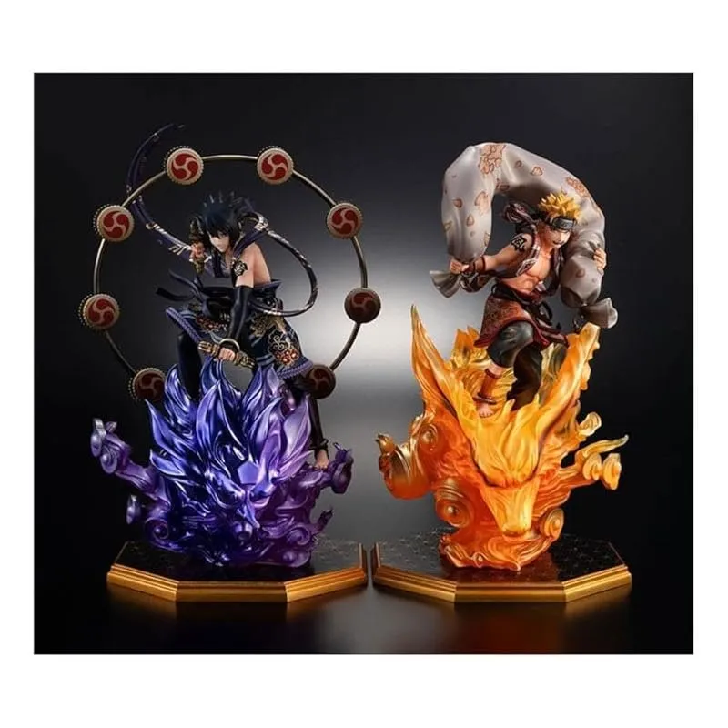 Naruto Uzumaki Wind God & Sasuke Uchiha Thunder God Precious G.E.M.