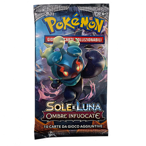 Busta da 10 carte – Sole e Luna – Ombre Infuocate – ITA