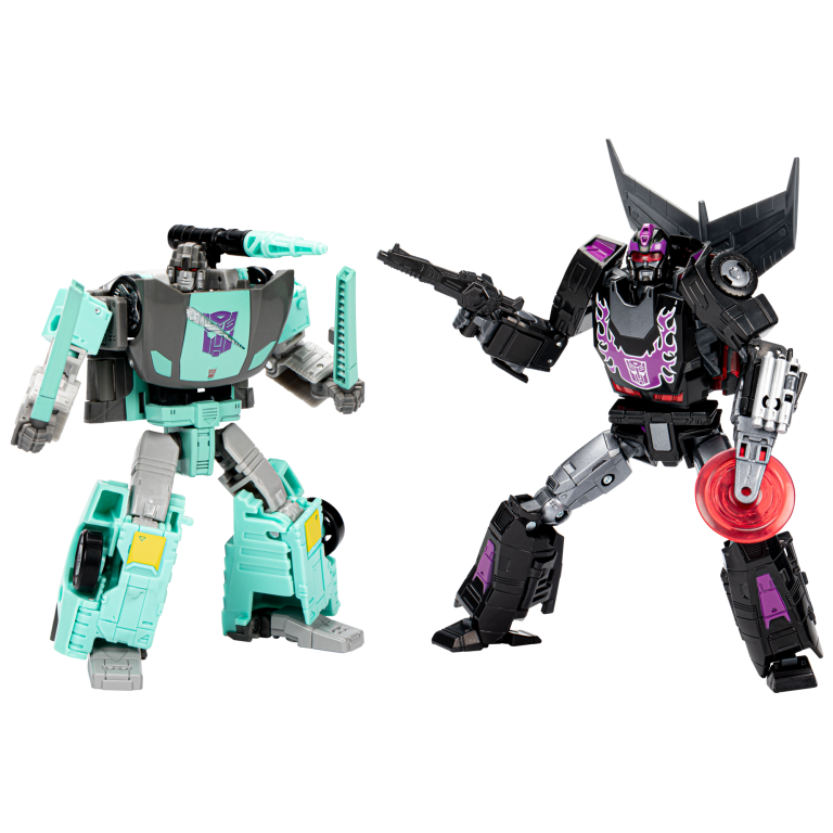 Transformers Generations Shattered Glass Collection Rodimus, Sideswipe, and Decepticon Whisper