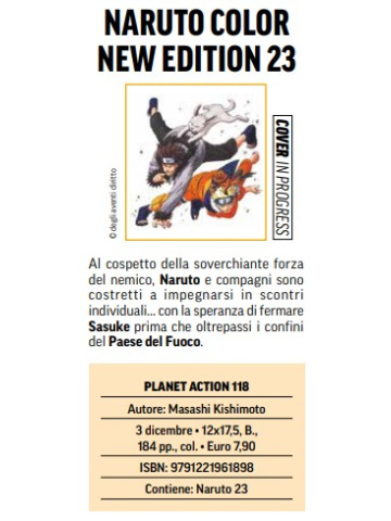 *PREORDER* NARUTO COLOR NEW EDITION 23