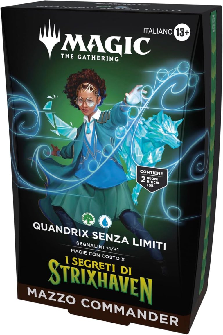 Mazzo Commander Magic: The Gathering I Segreti di Strixhaven – Quandrix Senza Limiti (Versione Italiana)