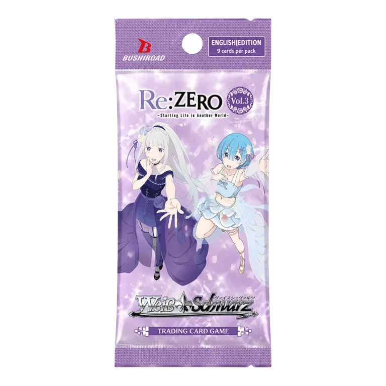 Weiss Schwarz: Re:Zero VOL 03 – BOOSTER PACK – ENG