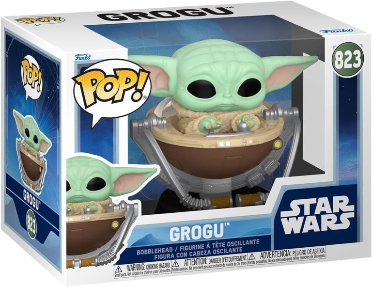 Funko Pop Star Wars The Mandalorian and Grogu – Grogu in Pram 823