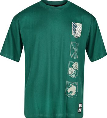 Wings of Freedom – Oversized | T-Shirt | verde | Attack On Titan