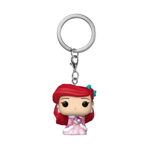 Portachiavi Disney Princess POP! Vinyl Keychain Holiday Ariel 4 cm