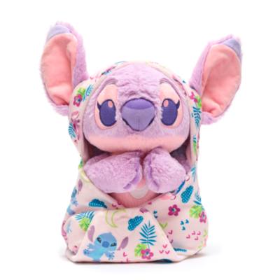Peluche piccolo Disney Babies Angel con copertina, Lilo & Stitch, 27 cm