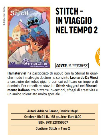 *PREORDER* STITCH:IN VIAGGIO NEL TEMPO 2