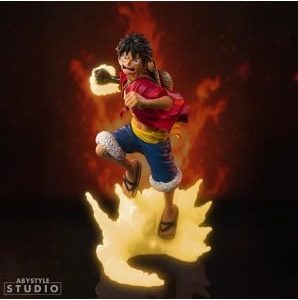 Abystyle Studio Super Figure Collection One Piece Monkey D. Luffy Red Hawk Glow in the Dark