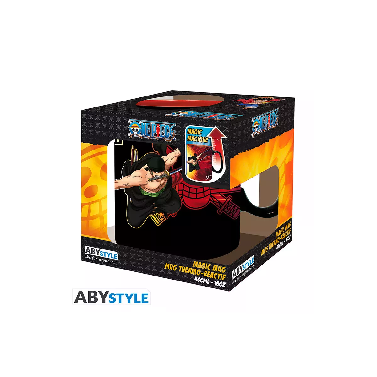 One Piece – TAZZA Heat Change – 460 ml – Zoro & Sanji