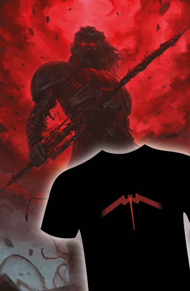KING IN BLACK 1 VARIANT METAL + T-SHIRT TAGLIA M MARVEL MINISERIE 244