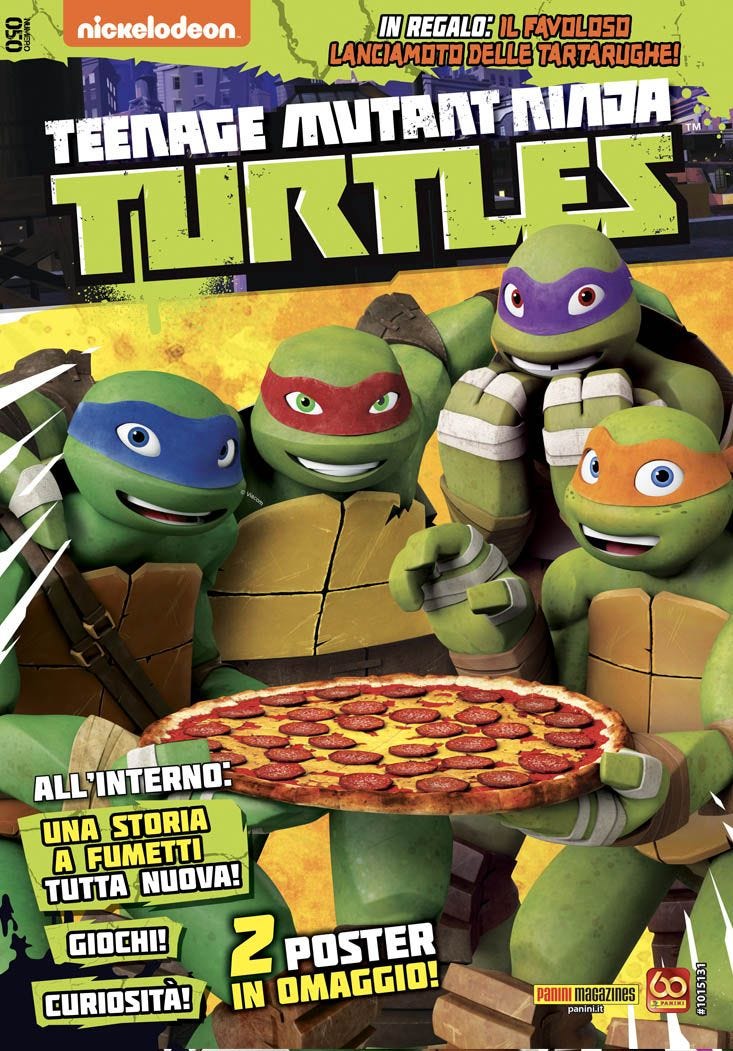 TEENAGE MUTANT NINJA TURTLES MAGAZINE 50 IN REGALO: LA SUPER MOTOCICLETTA DEI NINJA TURTLES! TARTARUGHE NINJA 50