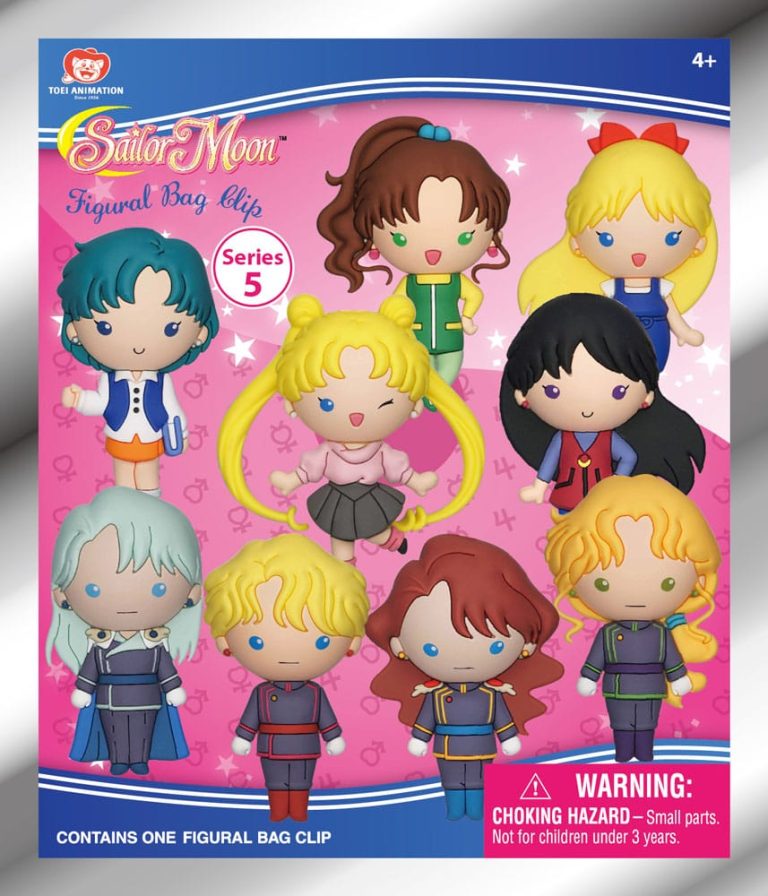 Sailor Moon 3D PVC Bag Clips Series 5 – 1 MYSTERY PACK
