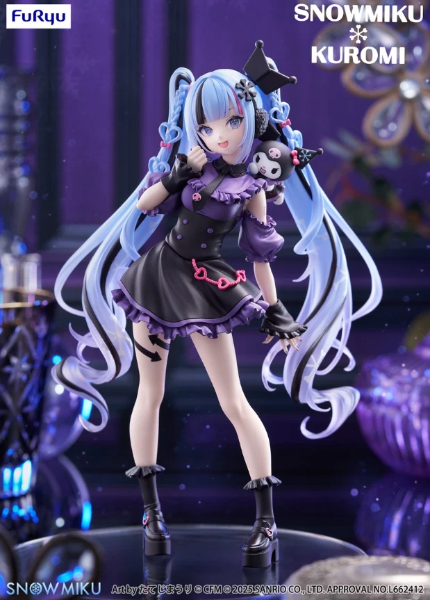 Hatsune Miku Snow Miku × Kuromi Trio-Try-iT Figure