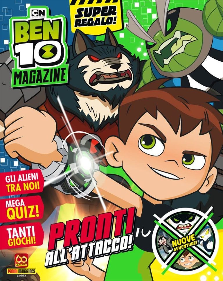 BEN 10 MAGAZINE 22 IN REGALO: UN FANTASTICO GADGET DI BEN 10 E UNA BUSTINA DI MONSTER MIX! BEN 10 2021 5