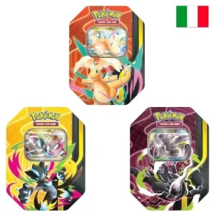 Pokemon Tin da Collezione Megaforze – Artwork Casuale